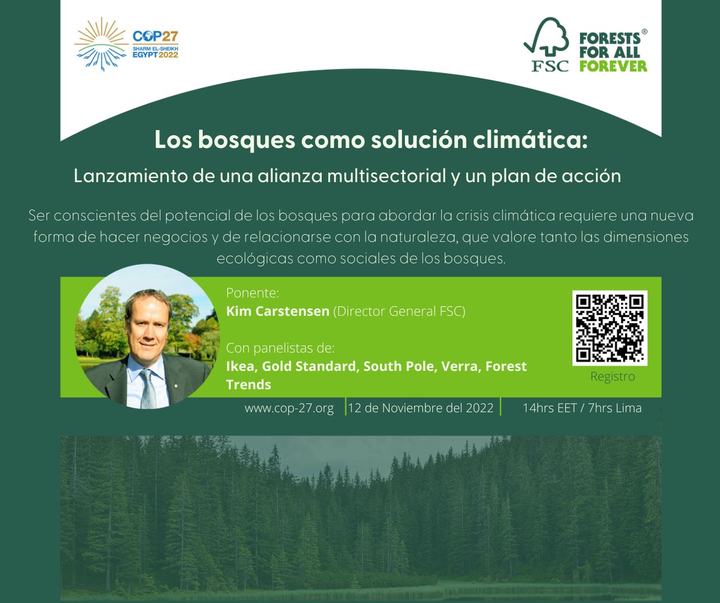 Los bosques como una solución climática